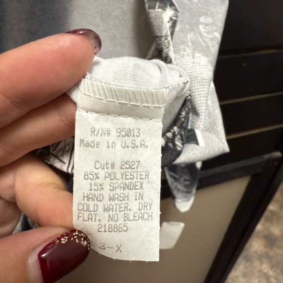 Méchant Paris Landmarks Long Sleeve Top 3x - Picture 3 of 4